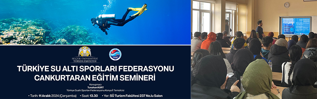 Selçuk Üniversitesi'nde Cankurtaran Eğitim Semineri Düzenlendi